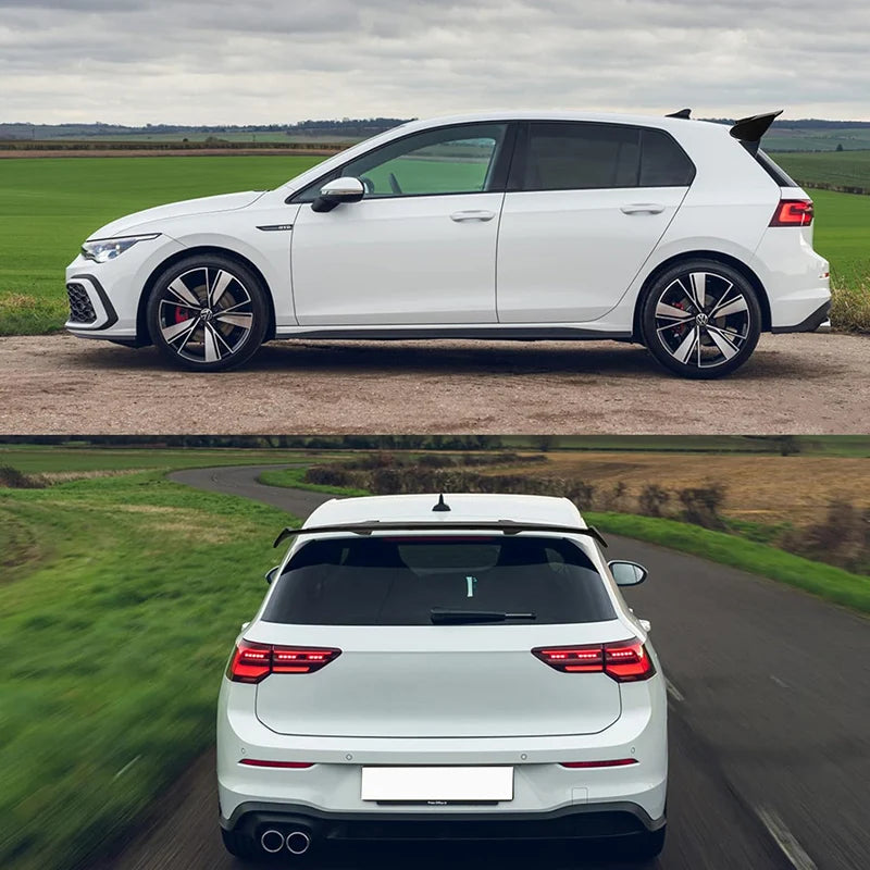 For Volkswagen Golf Mk8 GTI GTD R/2019-2025 Year Spoiler Wings ABS Plastic Car Trunk Rear Tail Lip Body Kit Accessories