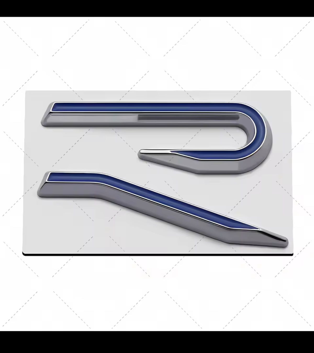 VW Golf R 8+ Side and Trunk Badge.  Sticker