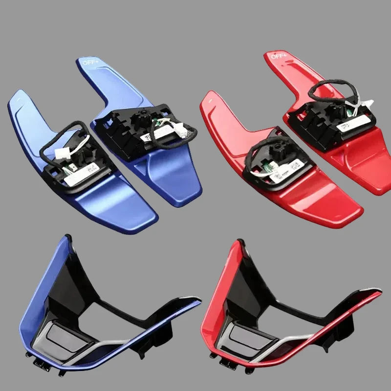 Steering Wheel Frame Paddles For Volkswagen MK8.5 Golf R logo, Equipped With Shift Paddles, Plug & Play