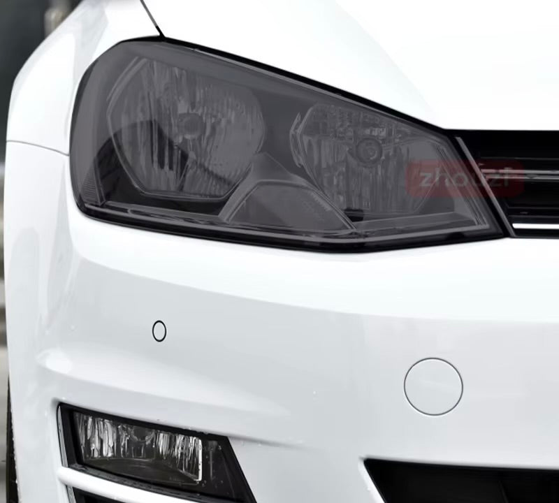 VW Golf MK 2014-up Car Headlight Tint Black Protective Film Taillight.