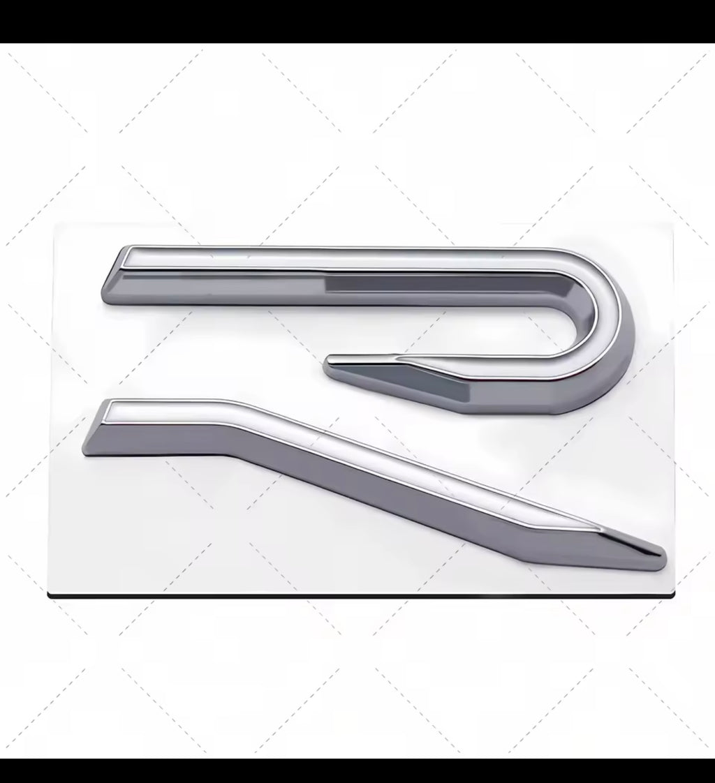 VW Golf R 8+ Side and Trunk Badge.  Sticker