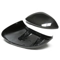 2020+ For VW MK8+ For Volkswagen Golf 8+ GTI Golf R Lamando ID.3 Carbon Fiber Side Mirror Caps Replacement Style With Lane Assit