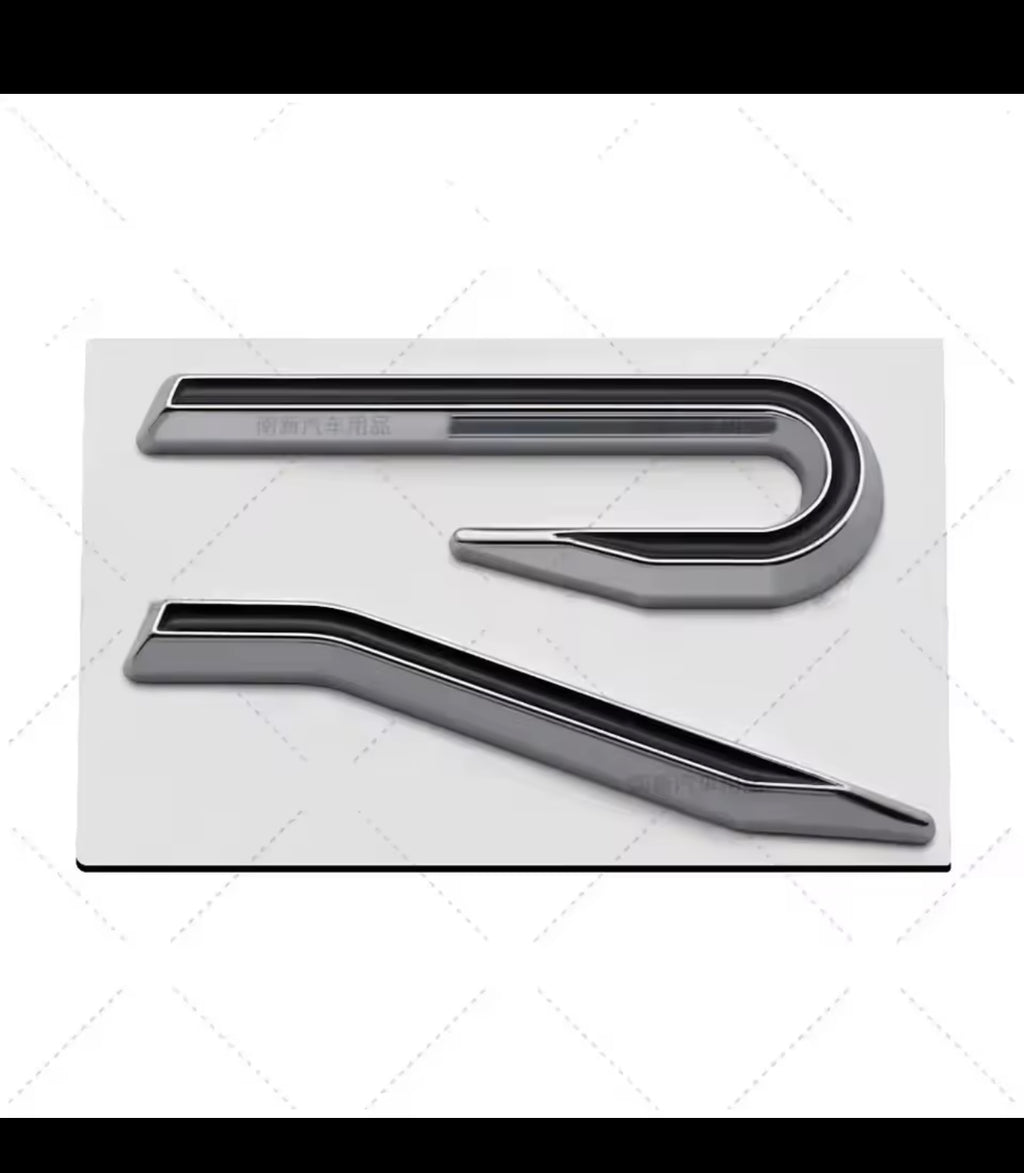 VW Golf R 8+ Side and Trunk Badge.  Sticker