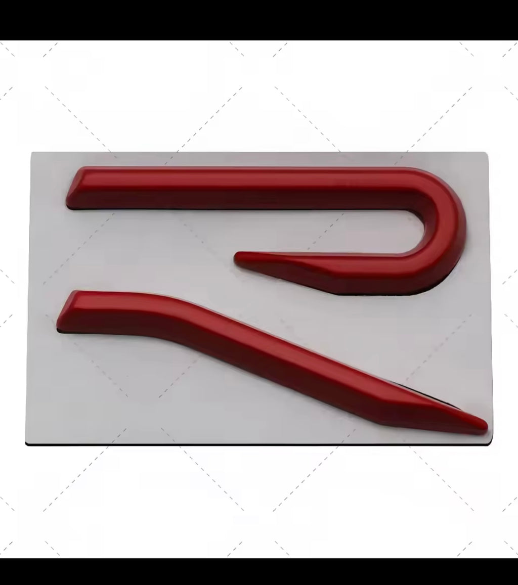 VW Golf R 8+ Side and Trunk Badge.  Sticker