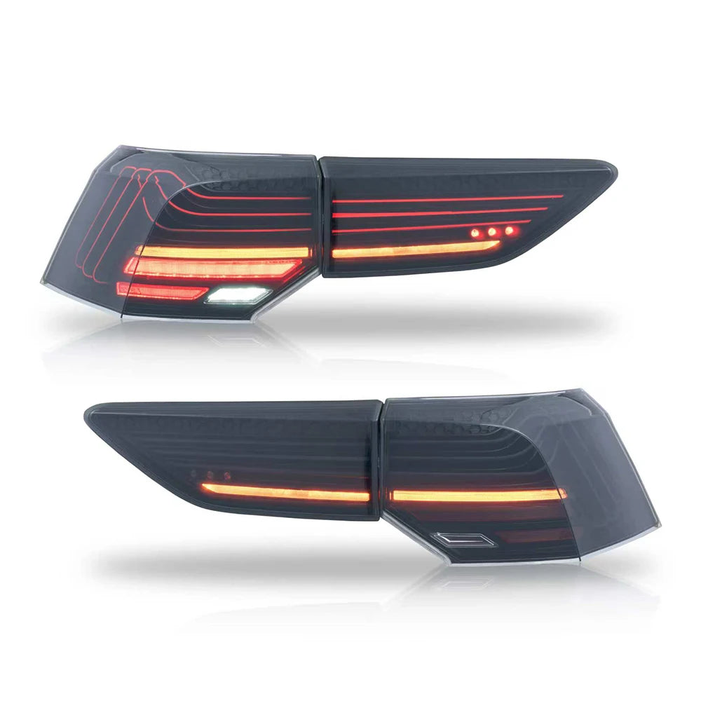 2PCs Car Tail Light Assembly For Volkswagen VW Golf 8 MK8 2020-UP LED Brake Flowing Water Flicker Wiping Turn Indicator
