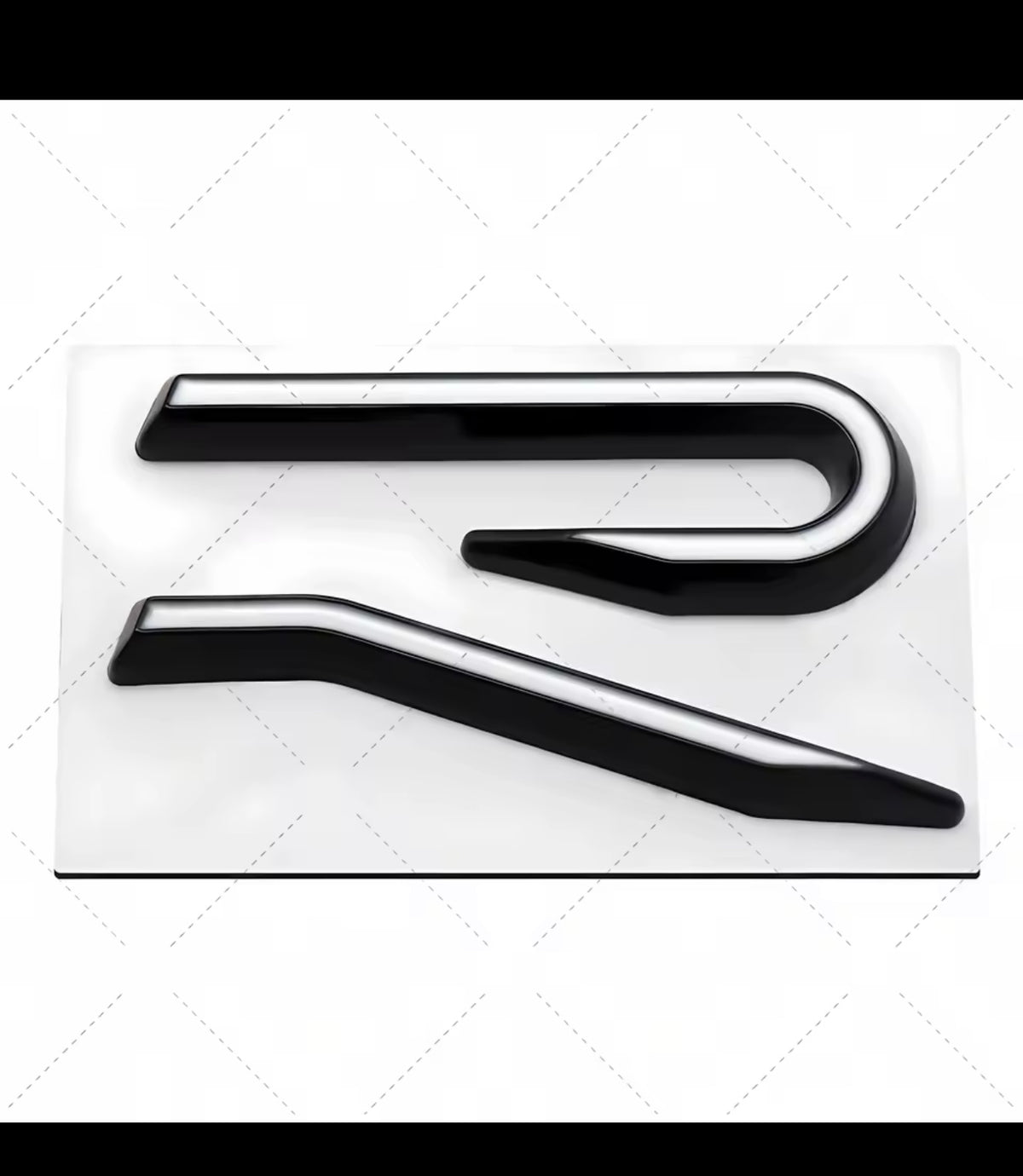 VW Golf R 8+ Side and Trunk Badge.  Sticker