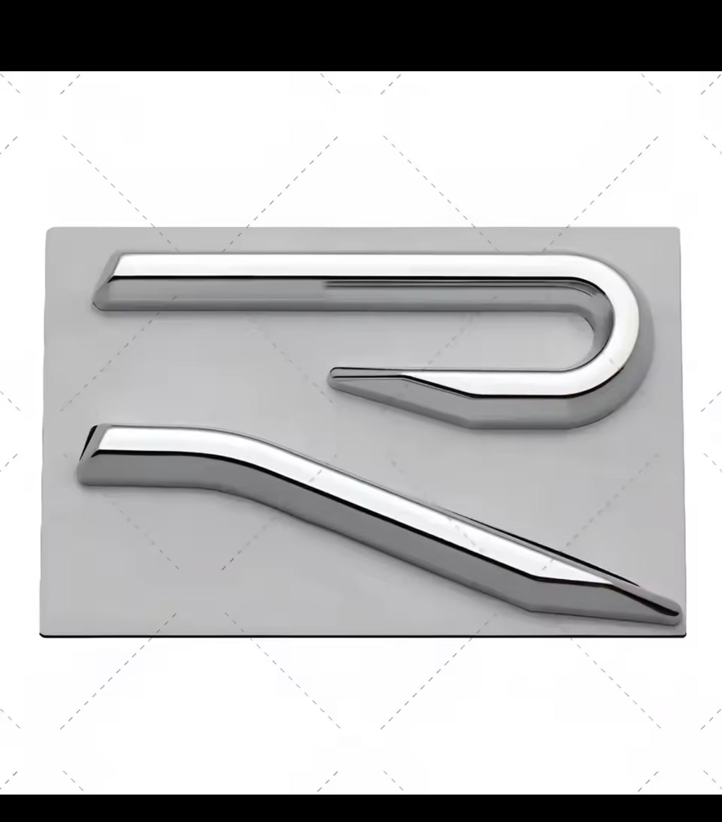 VW Golf R 8+ Side and Trunk Badge.  Sticker