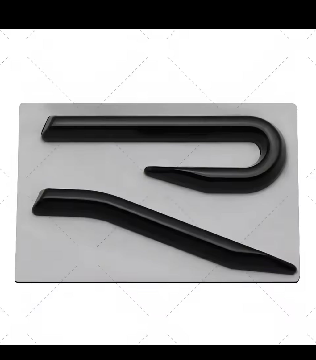 VW Golf R 8+ Side and Trunk Badge.  Sticker