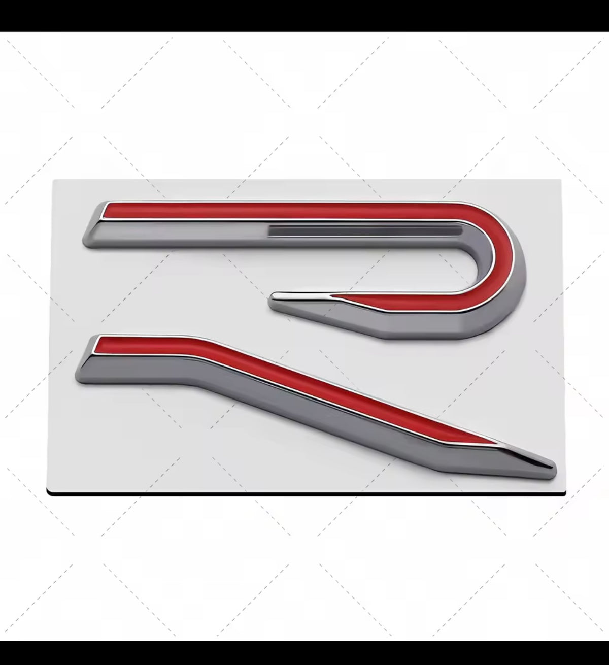 VW Golf R 8+ Side and Trunk Badge.  Sticker