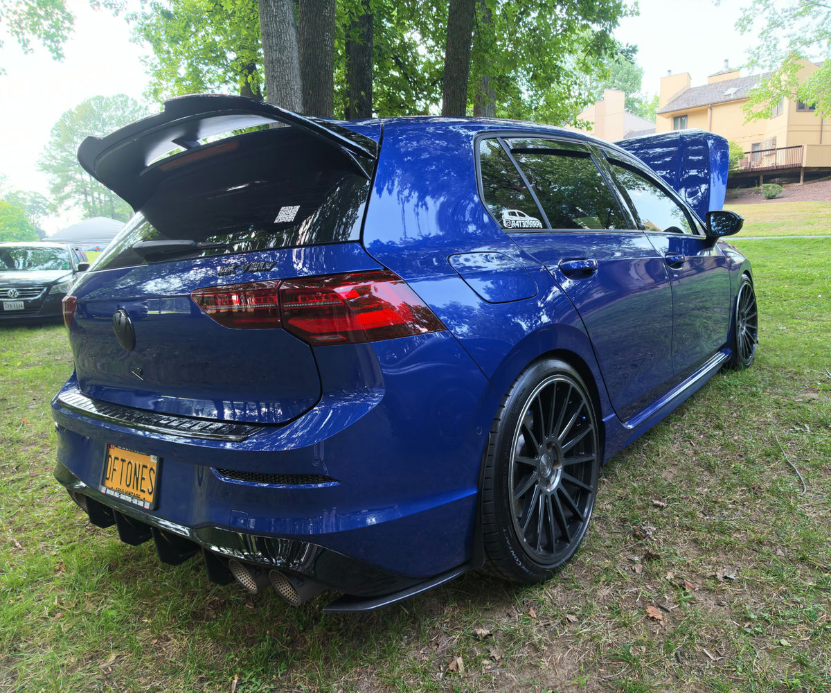 MK8 Black Honeycomb Rear Bumper Deletes notched