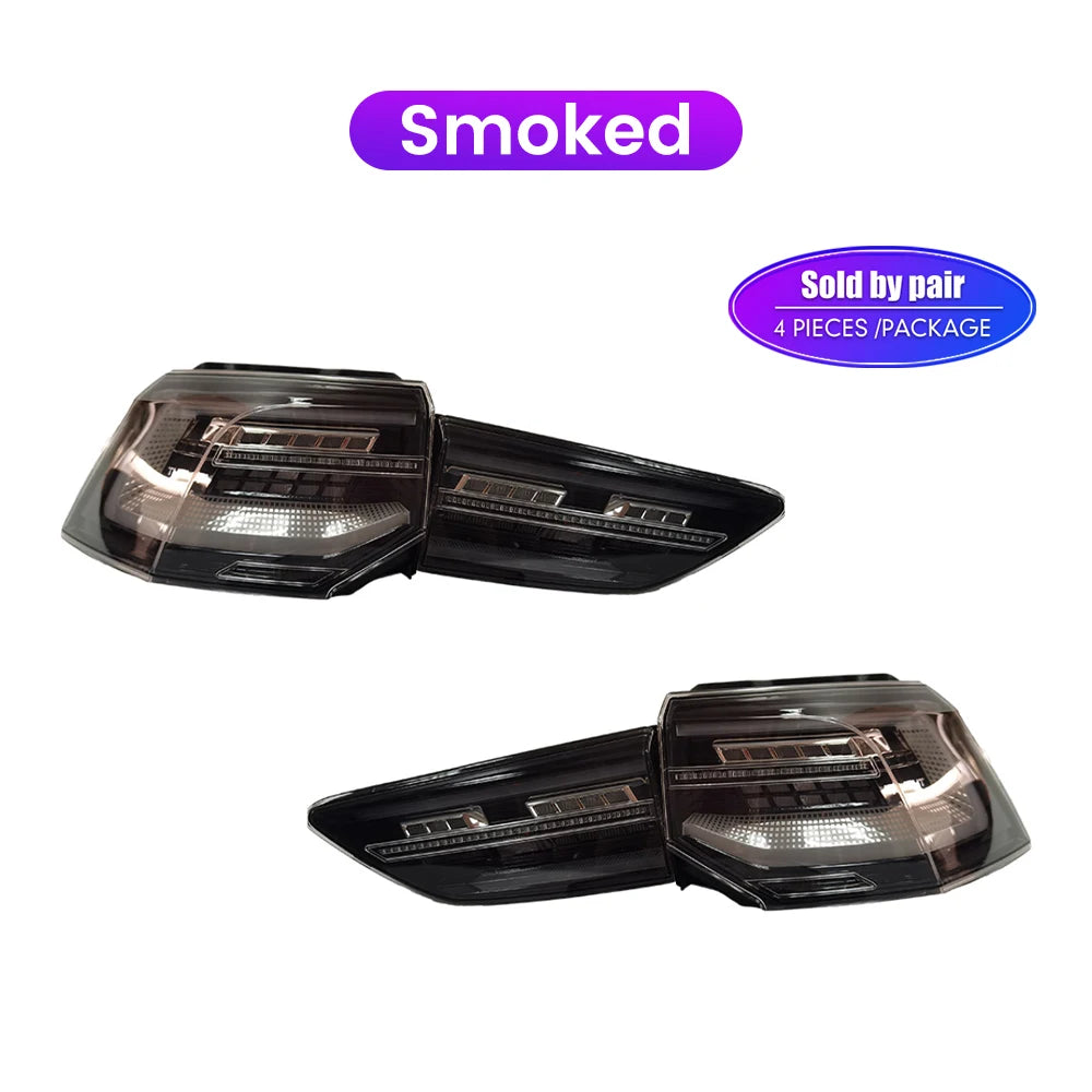 LED Taillights for Volkswagen VW Golf 8 MK8 2020-2025 Car Tail Light Assembly Reverse Fog Brake Flowing Water Flicker Rear Lamps