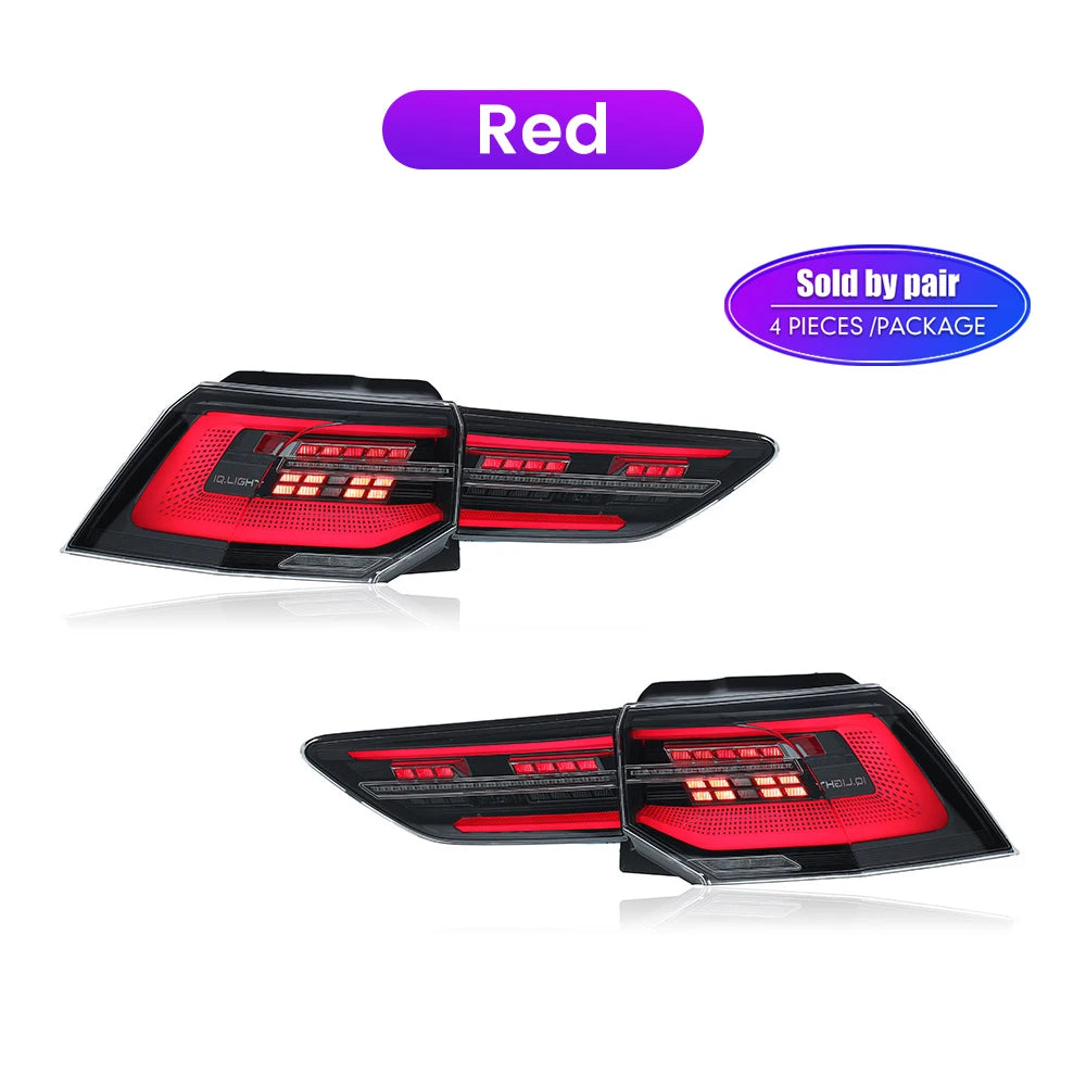 LED Taillights for Volkswagen VW Golf 8 MK8 2020-2025 Car Tail Light Assembly Reverse Fog Brake Flowing Water Flicker Rear Lamps