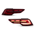 2PCs Car Tail Light Assembly For Volkswagen VW Golf 8 MK8 2020-UP LED Brake Flowing Water Flicker Wiping Turn Indicator